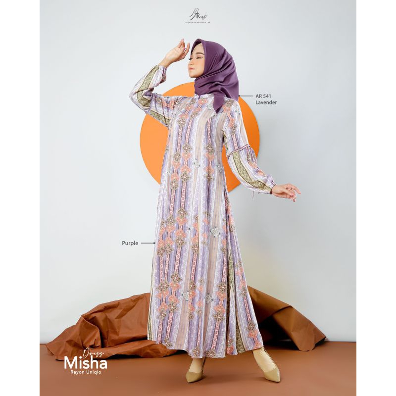 Arrafi Misha Dress | Gamis Motif Original Arrafi