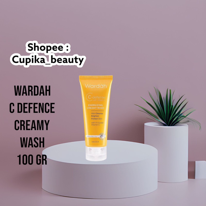 [pp.x] [100 gr creamy wash] wardah c defence creamy wash 100 gr || sabun wajah wardah C-defence creamy wash 100 gr