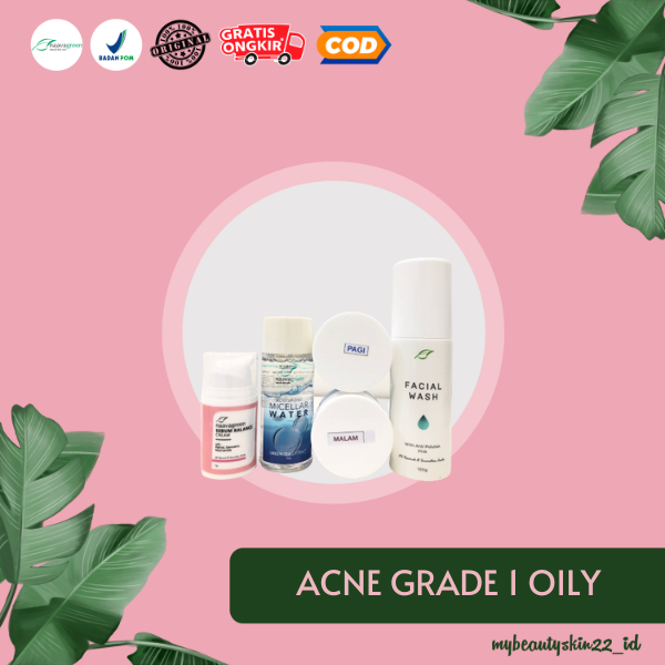 Naavagreen Paket Acne Grade Ringan Skincare BPOM
