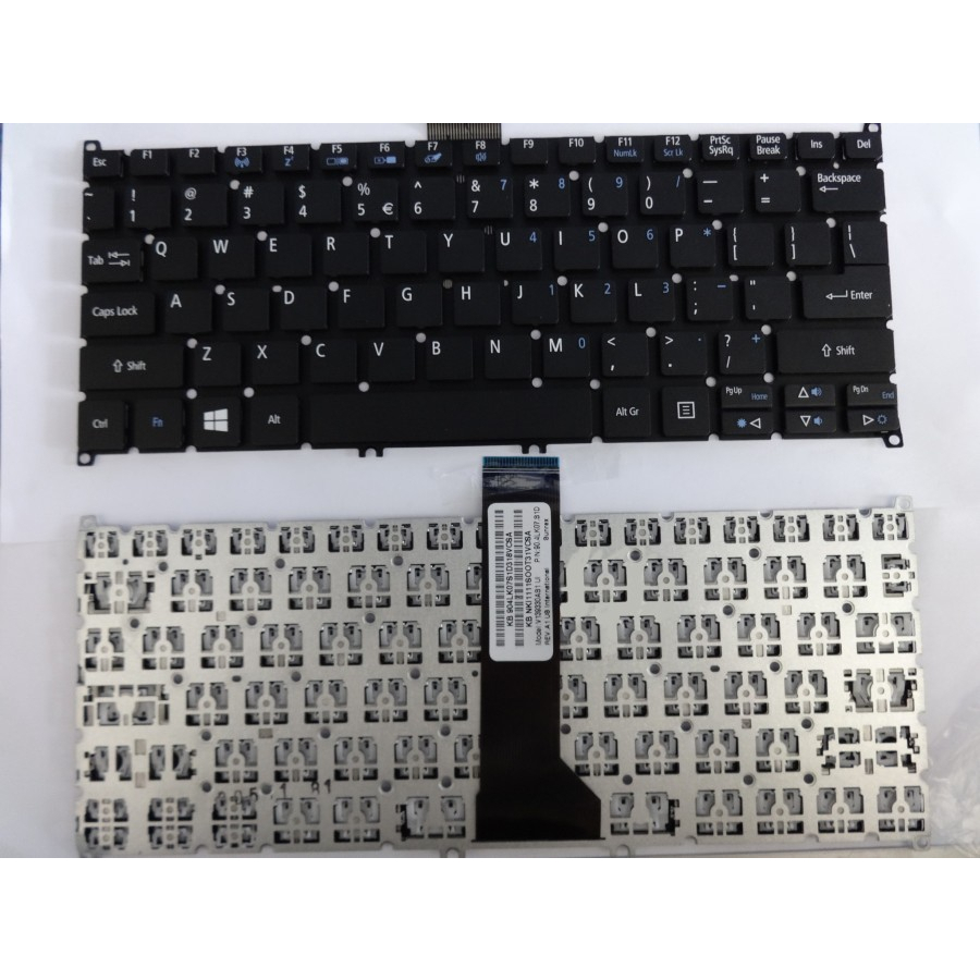 Keyboard Acer Aspire V3-372 V3-331 V3-371 V3-372T E3 E11 Hitam