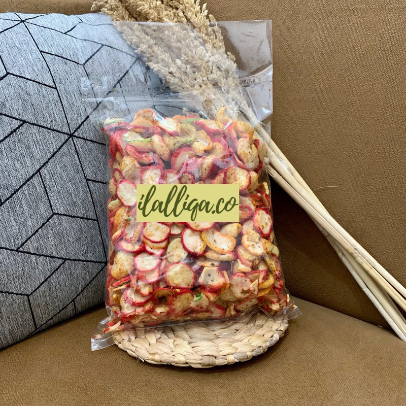

250gr SNACK kerupuk seblak bantet kencur/cikur pedas