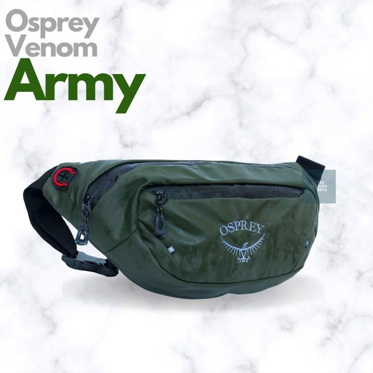 Tas Selempang Osprey Venom Pria Waterproof Waist Bag Pria Anti Air Anti Sobek Sling Bag Crossbody Multiguna