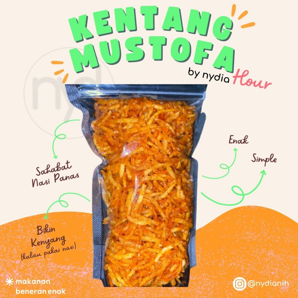 

Kentang Mustofa Paketan 1 kg (5 pack 200 gram)