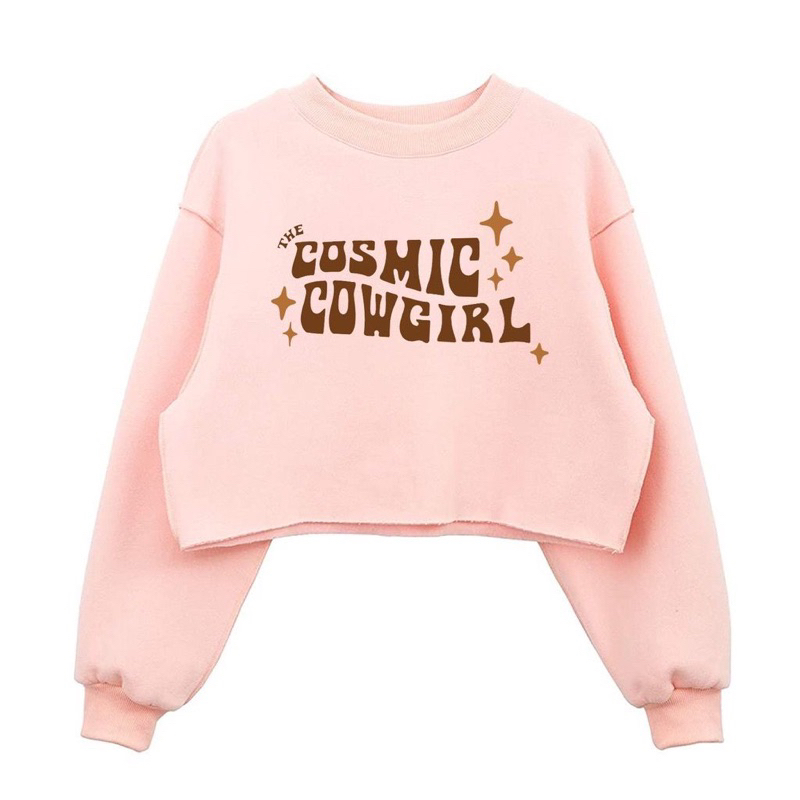 Sweater Crop COSMIC COWGIRL Fleece (LD 110, P 43)