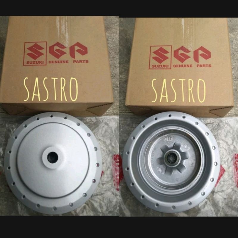 tromol velg roda belakang Suzuki spin as kecil mata 18 gede besar mata 20 ori sgp