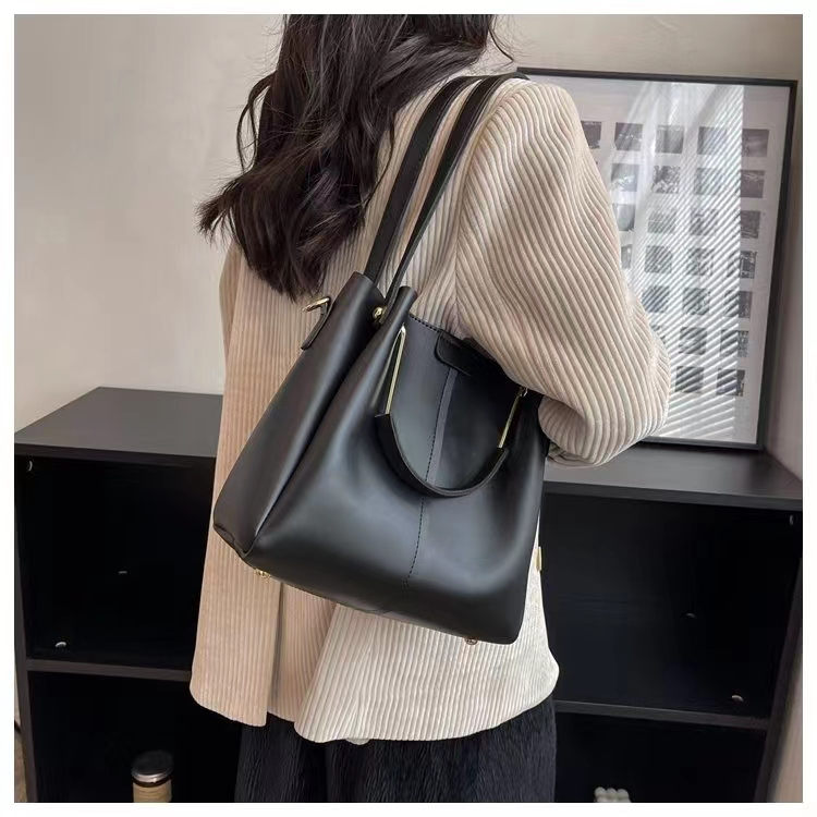 BJ61298 - BEIGE/BLACK/BROWN/KHAKI - TAS TOTE HANDBAG SLEMPANG WANITA FASHION KOREA CHINA IMPORT MODIS ELEGAN TERMURAH TERLARIS TERBARU BAGSTORE JAKARTA TAS BATAM ZC1298