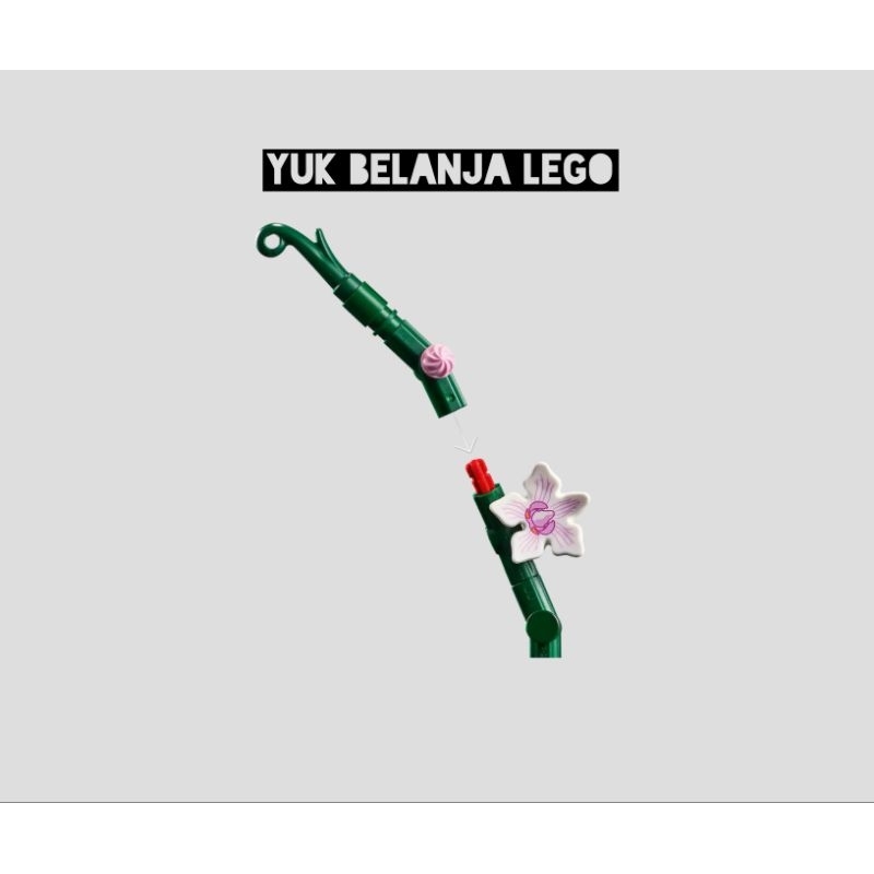 LEGO Icons 10311 Orchid Plant Decor (608 pieces)