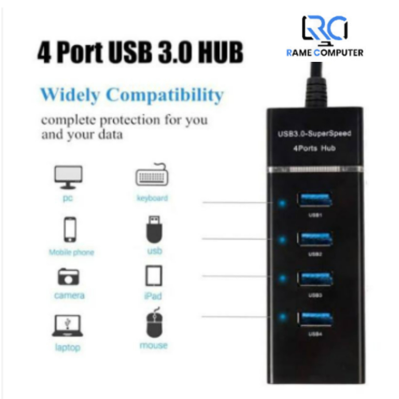 USB Hub 3.0 4 Port 30 cm / USB Hub 4 Port 3.0 1.2M / USB Hub 7 Port 3.0