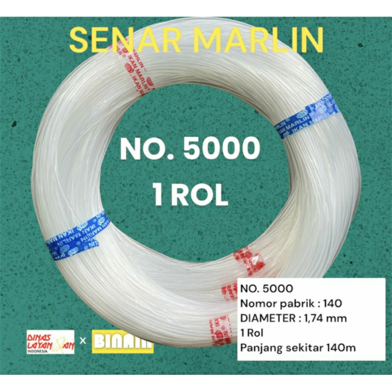 New tali senar layangan ukuran 5000 senar pancing senar nelayan senar buah naga