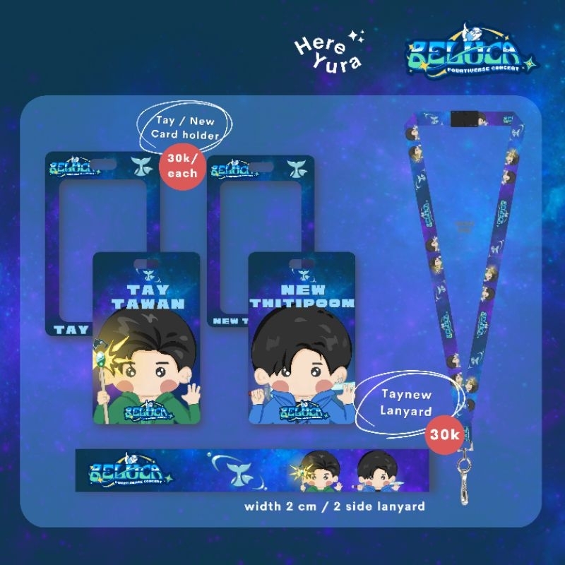 Taynew Offgun Beluca Fourtiverse Concert Card holder/Keychain/Sticker