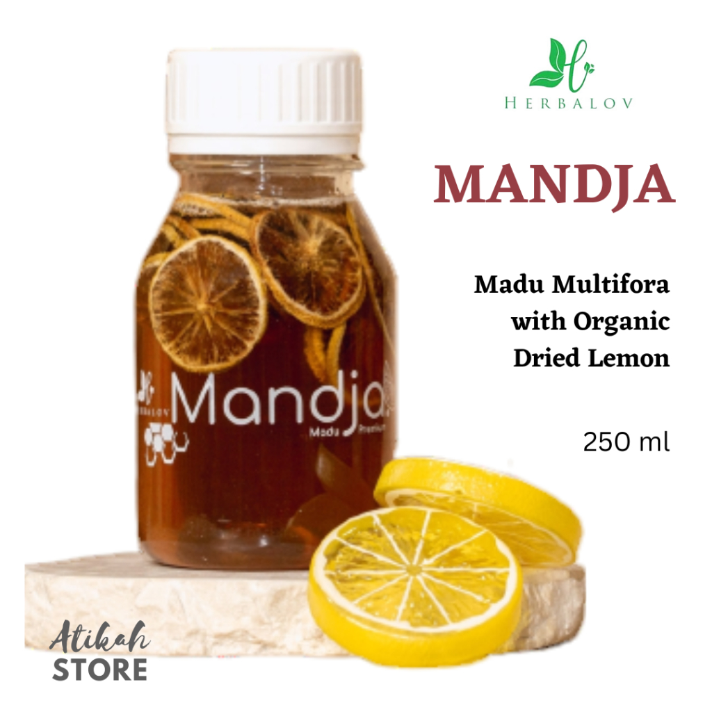 

MANDJA Hebalov Madu Multifora Premium with Dried Lemon Asli Diet DBH