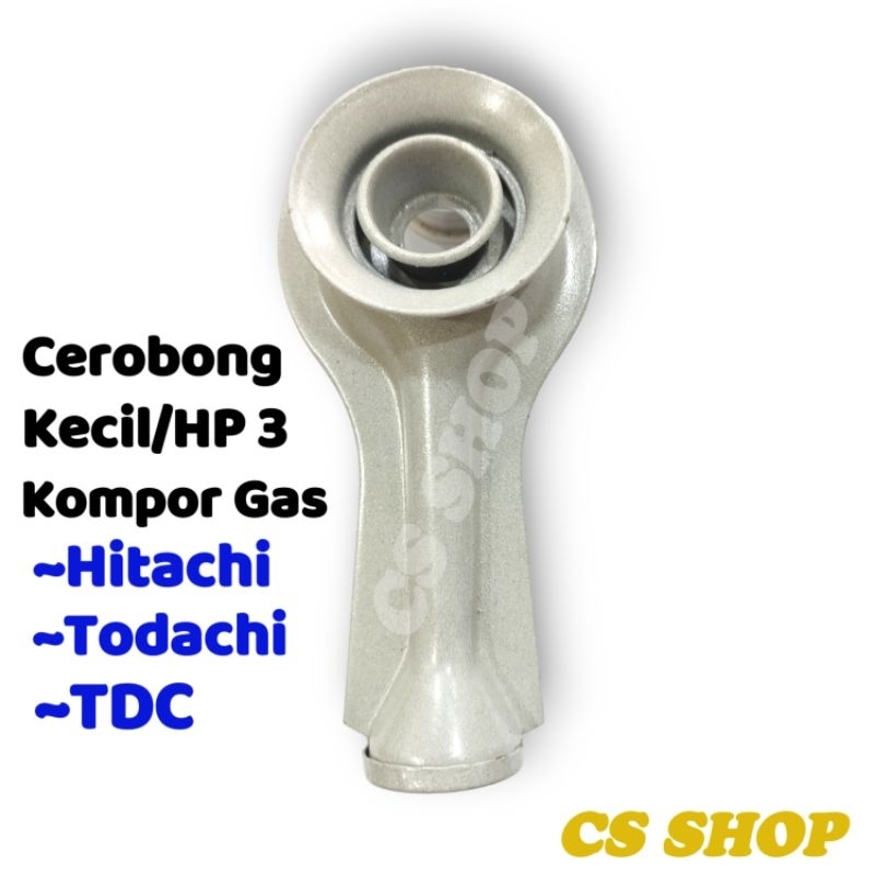 CEROBONG 1 SET HP 3 KOMPOR GAS HITACHI/TUNGKU+KUNINGAN KECIL HITACHI/TUNGKU SET HITACHI HP 3