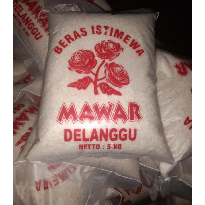 

beras Delanggu mawar pulen5kg