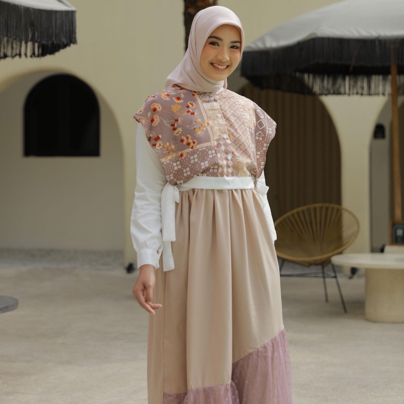 Pakaian Maxi dress wanita AISYAH DRESS by DYA_ID TANGERANG