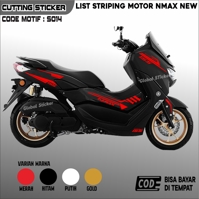 cutting stiker motor nmax striping nmax 2020 - CODE S014 cutting nmax -sticker yamaha nmax- sticker 