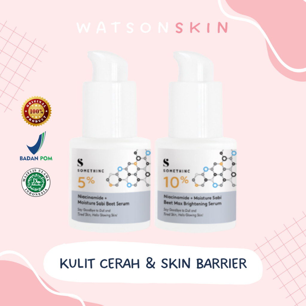 SOMETHINC 5% &amp; 10% Niacinamide + Moisture Sabi Beet Max Brightening Serum 20ml (100% ORIGINAL &amp; BPOM)