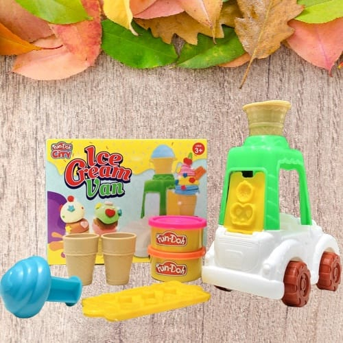 Fun Doh Gelato Ice Cream Van - Lilin Mainan Anak FunDoh 28140