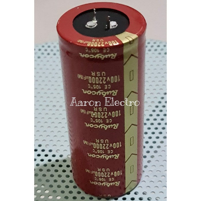 Elco Rubycon Red 22000uf 100v Rubicon 22000 UF 100 V USR RED EDITION
