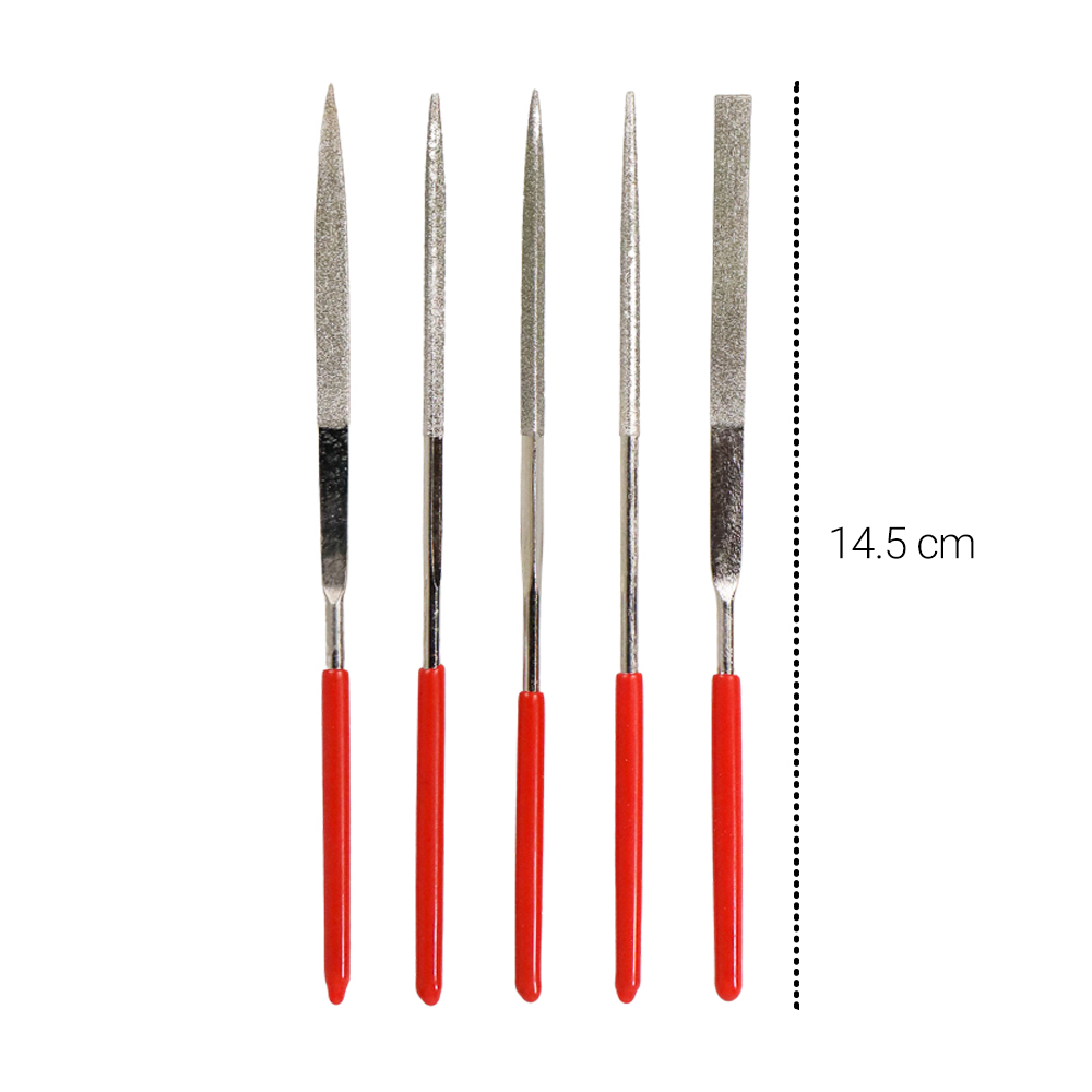 JAKEMY 5 in 1 Pisau Asah Genggam Kikir Pahat Diamond Needle Files Carving