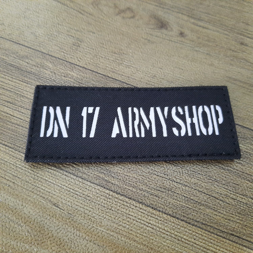 Custom Nama / Logo Patch Laser Free Design Min.3pcs