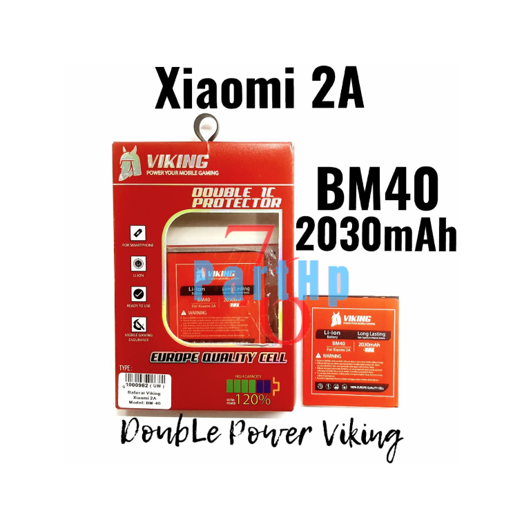 Baterai Viking BM40 Xiaomi Redmi 2A / Batu Batre Batere Baterei Batrei