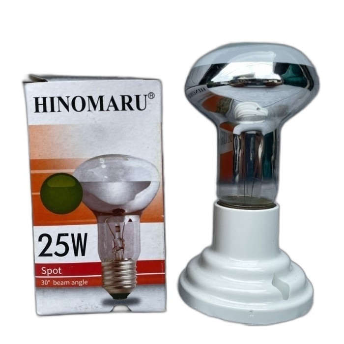 Lampu Pijar Spot Penghangat Ayam NR63 25W/40W/60W Hinomaru