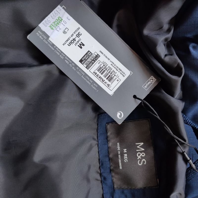 Jaket Goose Down Bulu Angsa Outdoor Mark & Spencer New