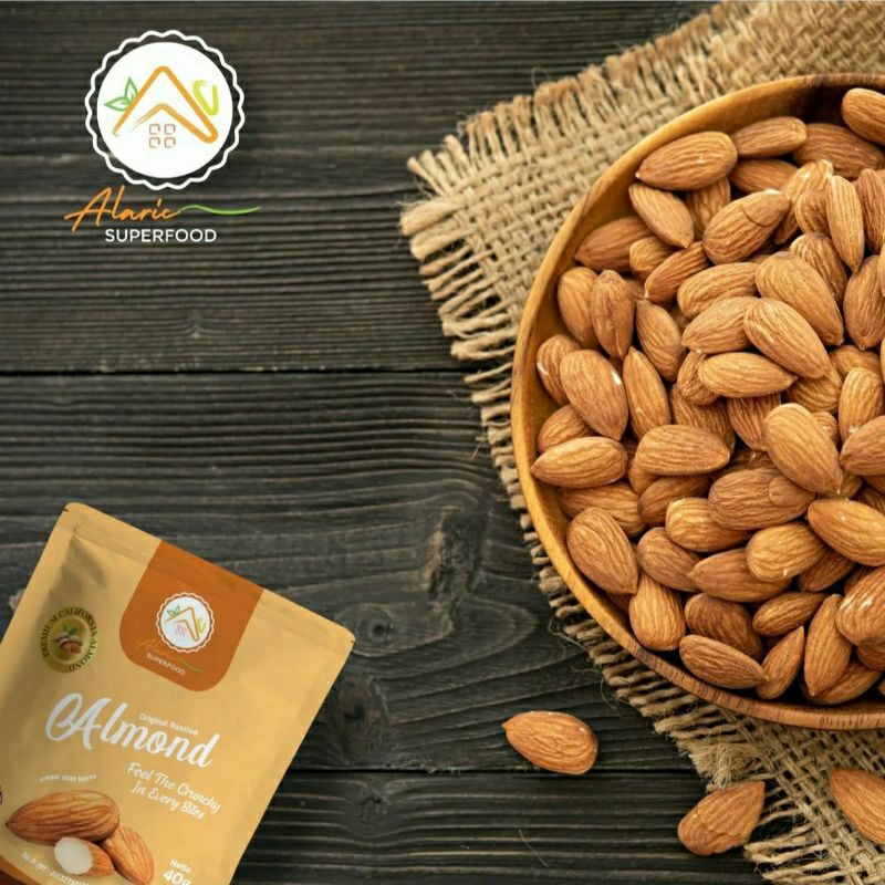 Alaric Superfood Almond panggang premium