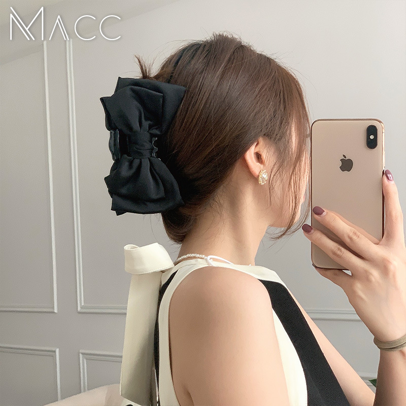 ELEGANT DOUBLE-SIDED BOW HAIR CLAW JEDAI JEPIT JEPITAN RAMBUT PITA DUA SISI ELEGAN FEMINIM GIRLY FAIRY DREAMY KOREA HAIR CLIP HAIRCLIP AKSESORIS