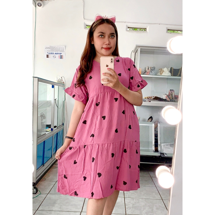 BAJU ATASAN  DRESS WANITA KOREAN STYLE TERBARU DASTER CANTIK MAMA MUDA KEKINIAN BAHAN RAYON  PREMIUM