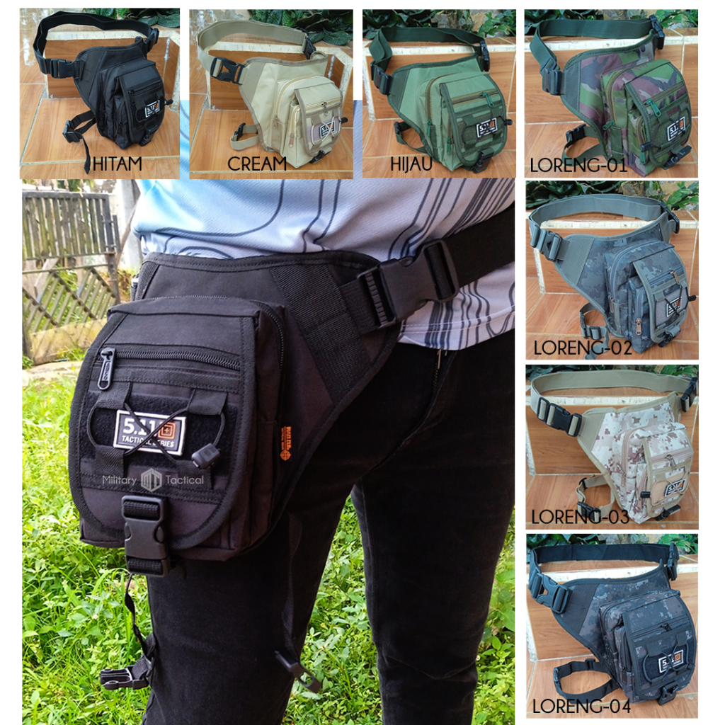 Tas Selempang Tactical | Tas Paha Tactical | Tas Pinggang Tactical  | Tas Paha Tactical Army | COD