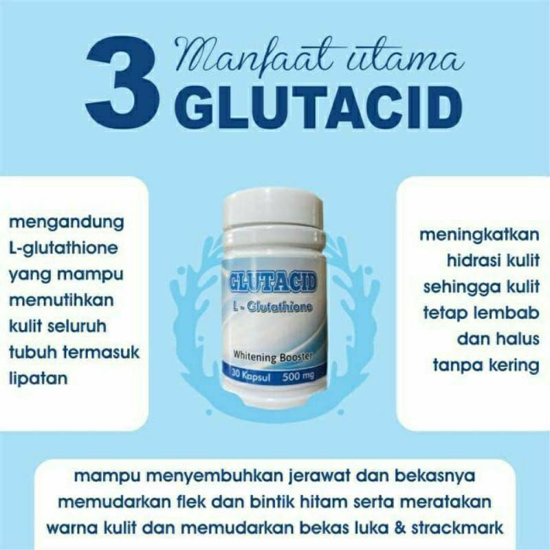 GLUTACID L-GLUTATHIONE WHITENING BOOSTER