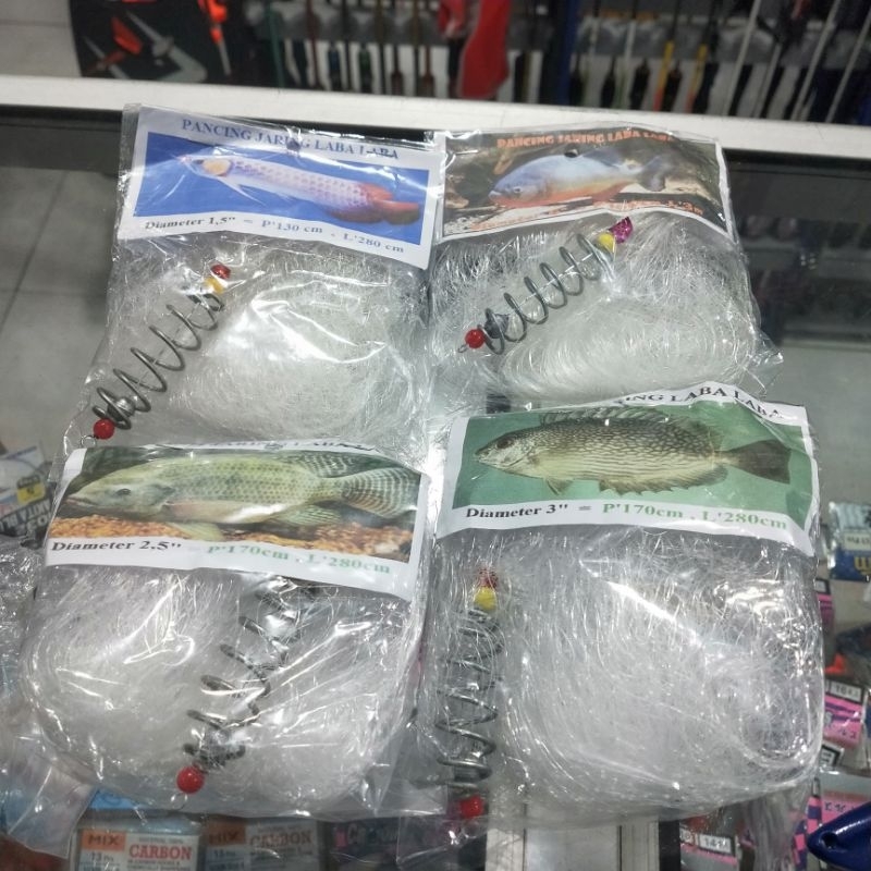 pancing jaring/perangkap ikan/bom net