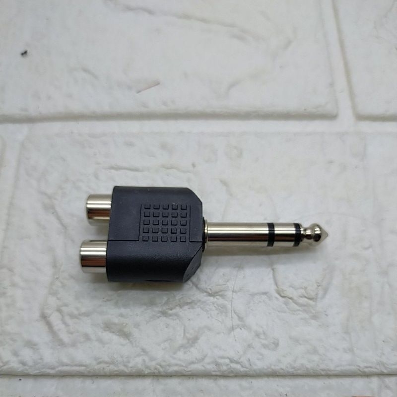 Converter jek akai stereo to 2 cover RCA