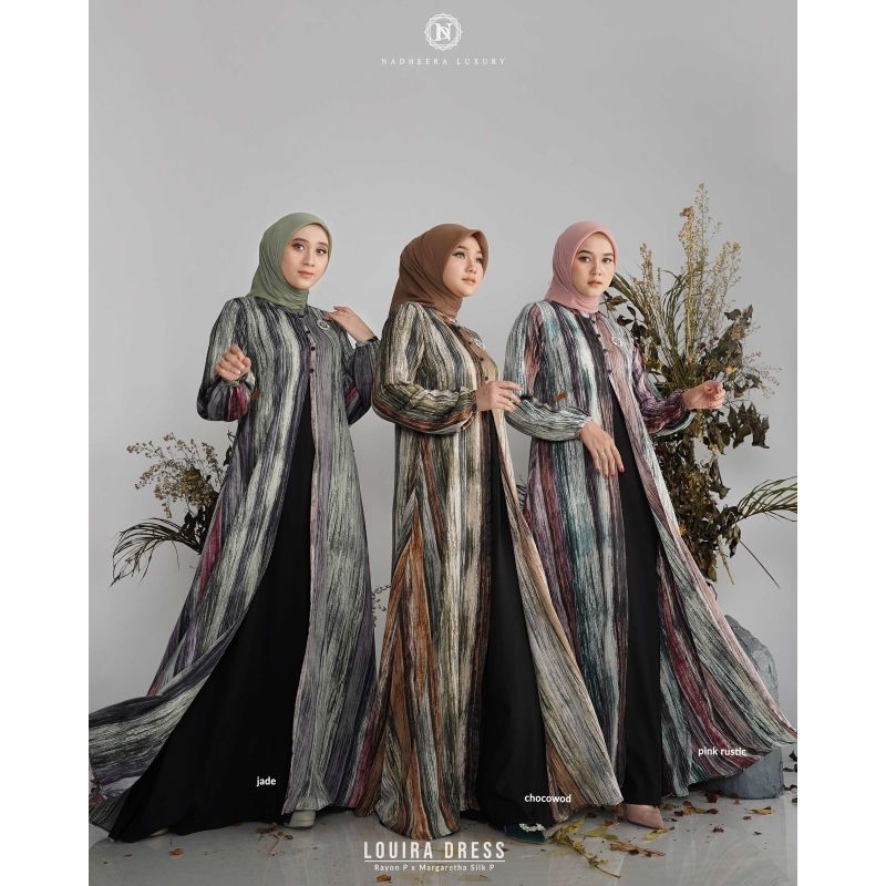 Louira Dress Nadheera Gamis Nadheera