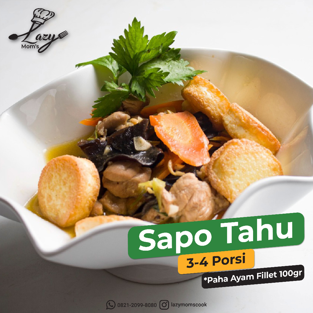 

Sapo Tahu Ayam - Paket Siap Masak (3-4 porsi)