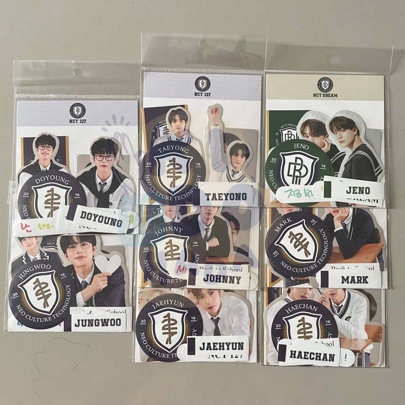 [READY/ SALE‼️] NCT127 NCT DREAM Photoset luggage sticker b2s jeno mark haechan jaehyun taeyong doyo