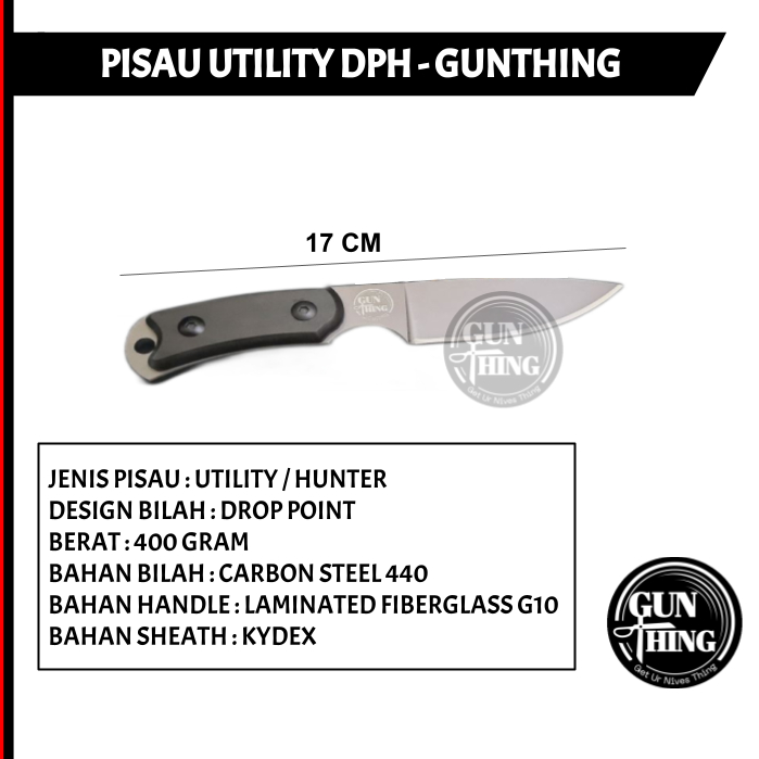 Pisau Serbaguna - Pisau DPH - GUNTHING