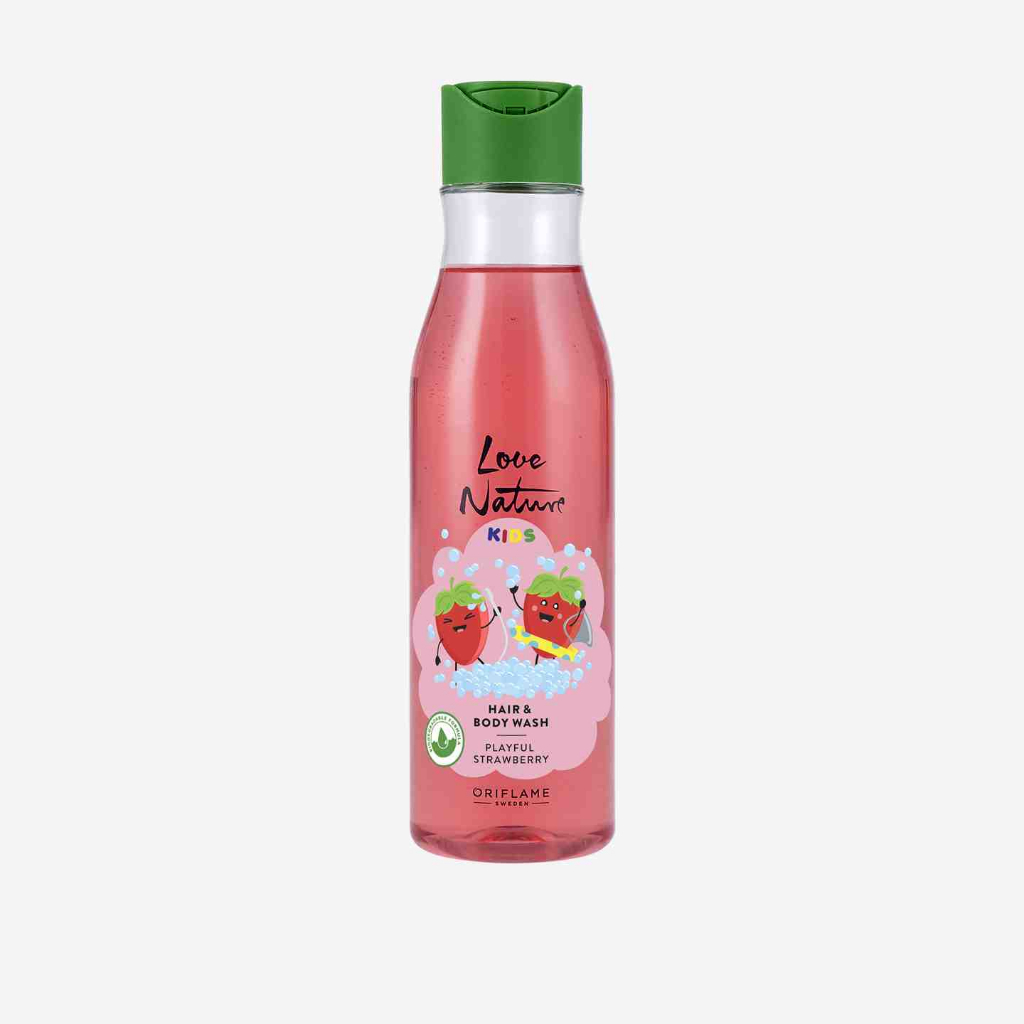 Love Nature Hair &amp; Body Wash Kids Playful Strawberry