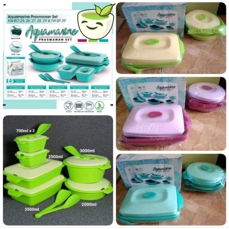 prasmanan set aquamarine