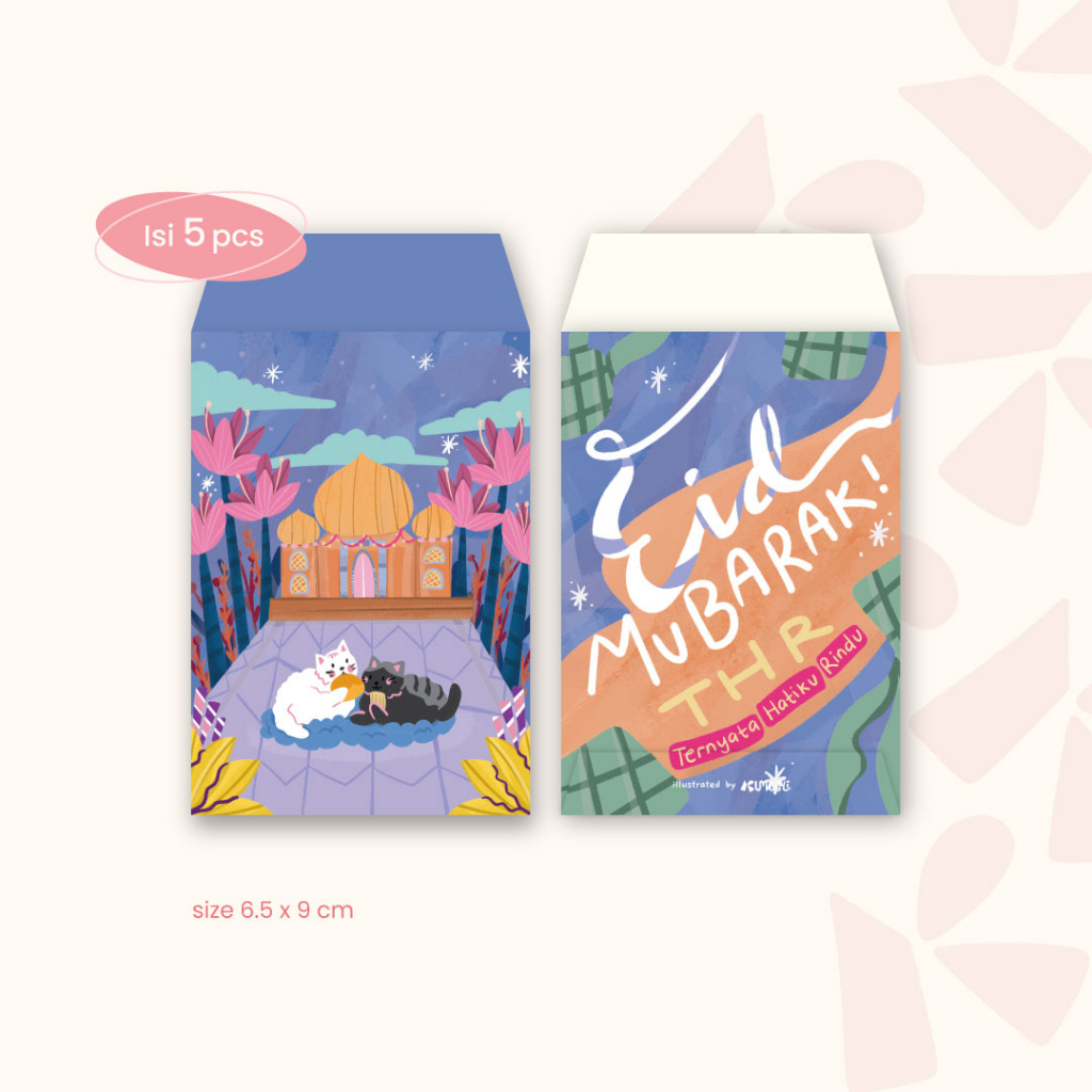 

Amplop Lebaran Idul Fitri (isi 5 pcs) ALKU06