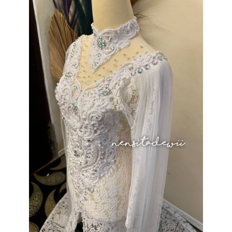 Kebaya Pengantin / Kebaya Akad - Broklat, Model Inaura