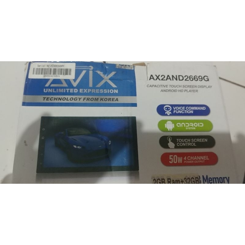 android AVIX 7 inch ram 2 rom 32GB AX2Nd2669G - audio dinasti