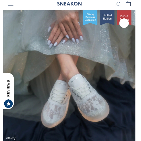 SEPATU SNEAKON CINDERELLA SERIES (PO yaa silakan DM)