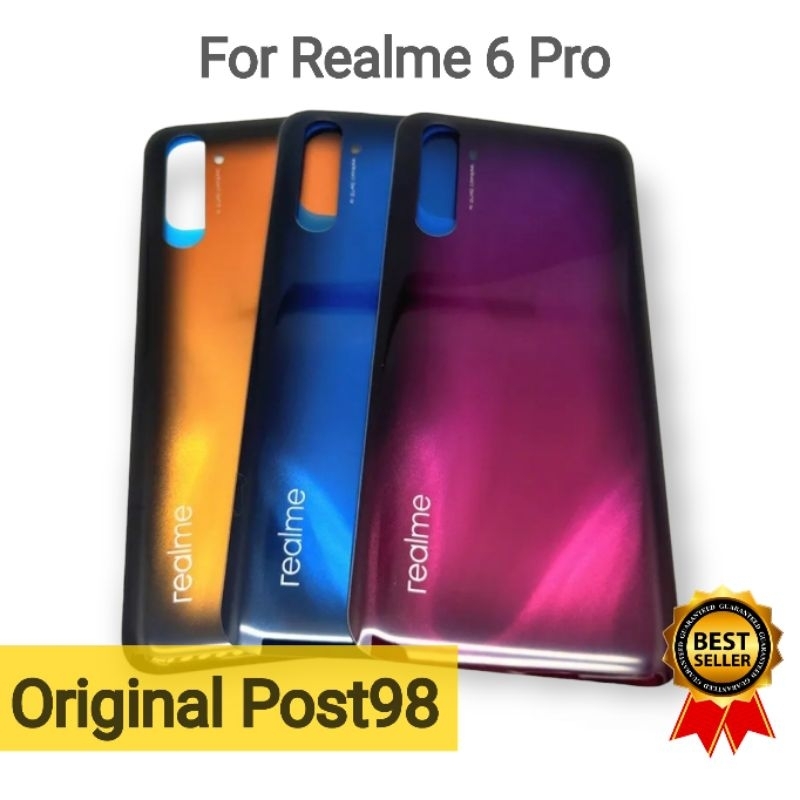 Tutup Belakang Baterai Realme 6 Pro Backdoor Back Cover Casing Ori