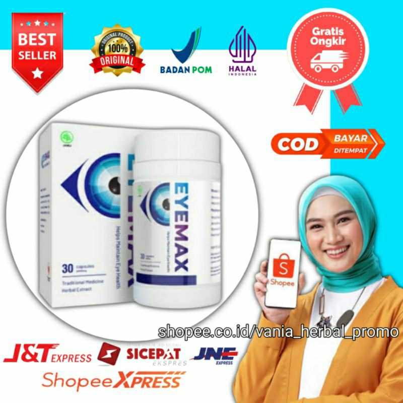 EYEMAX ASLI 100% ORIGINAL OBAT MATA PLUS MINUS RABUN DEKAT JAUH KATARAK SILINDER GLUCOMA MIOPI ORI B