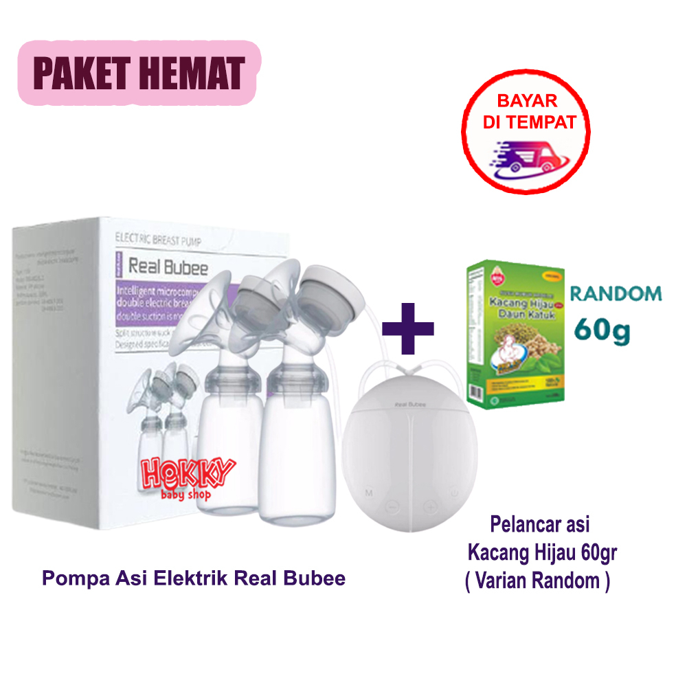 Real Bubee Pompa ASI Elektrik / Double Electric Breast Pump Original