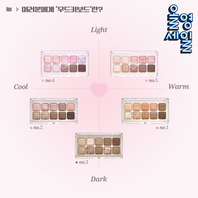 Lilybyred Mood Keyboard Cupid Club Eyeshadow Palette