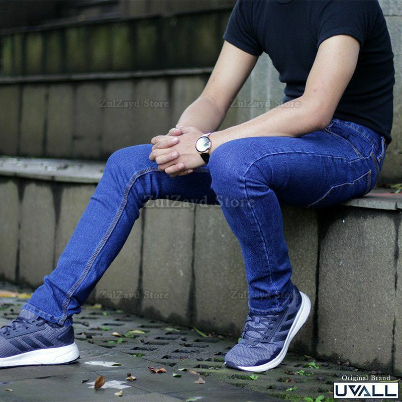 Celana Jeans pria Panjang Slimfit Stretch New Original Jeans Panjang Pria Skinny Semi Jeans Meral