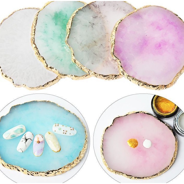 Display foto kuku Pallet palet multifungsi nailart / pallete 2 sisi PALLETE Nail Art Shell / NailArt Palet Kerang 2 sisi / Display Foto Nail Art